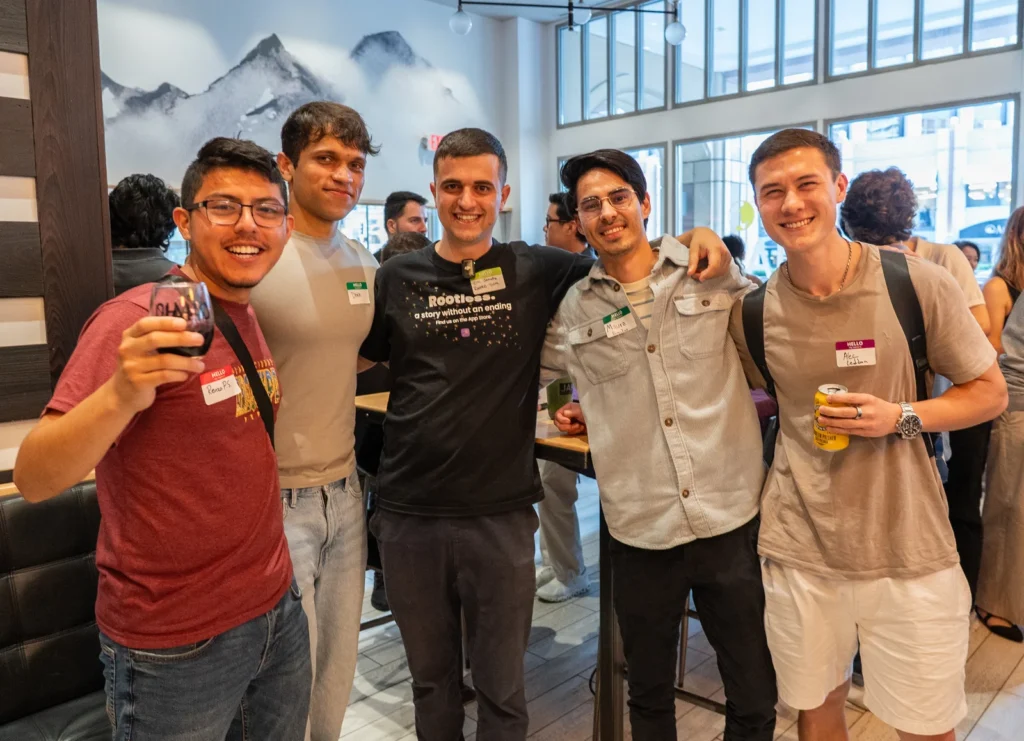 Rootless Social Jaho's Coffee Bar Meetup in Boston