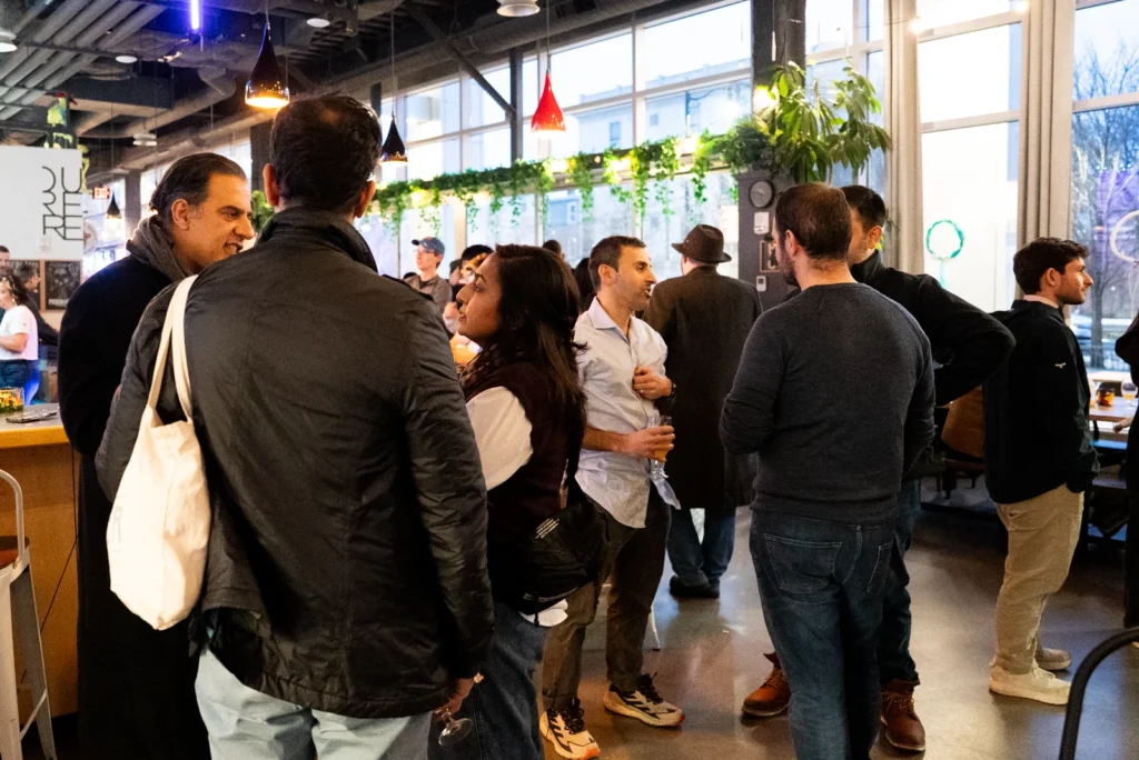 B2B Founders & Builders Night in Boston at Portico Brewery | Rootless Social Event Recap